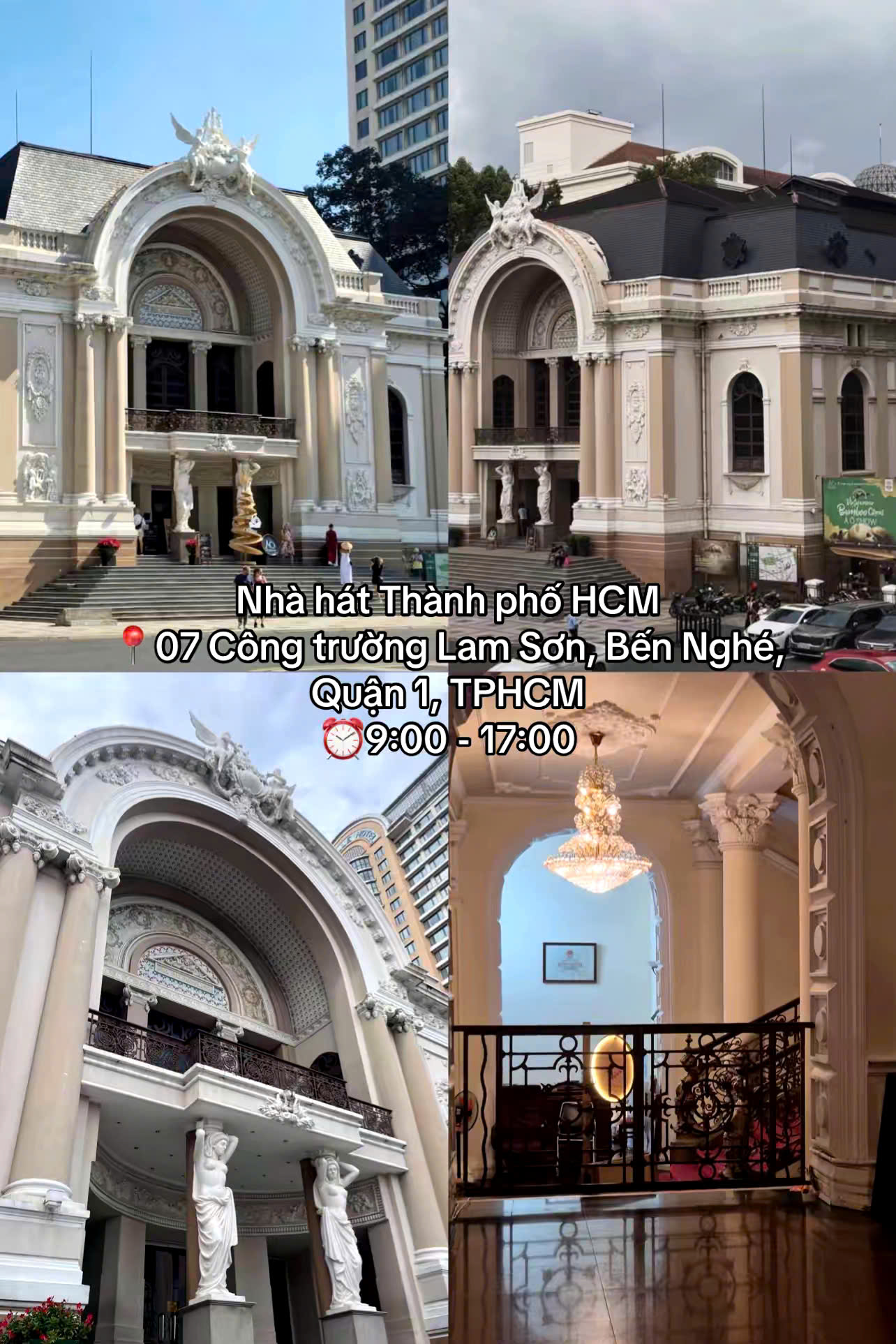 Địa điểm vui chơi, du lịch ở TPHCM - Nhà hát Thành phố Hồ Chí Minh