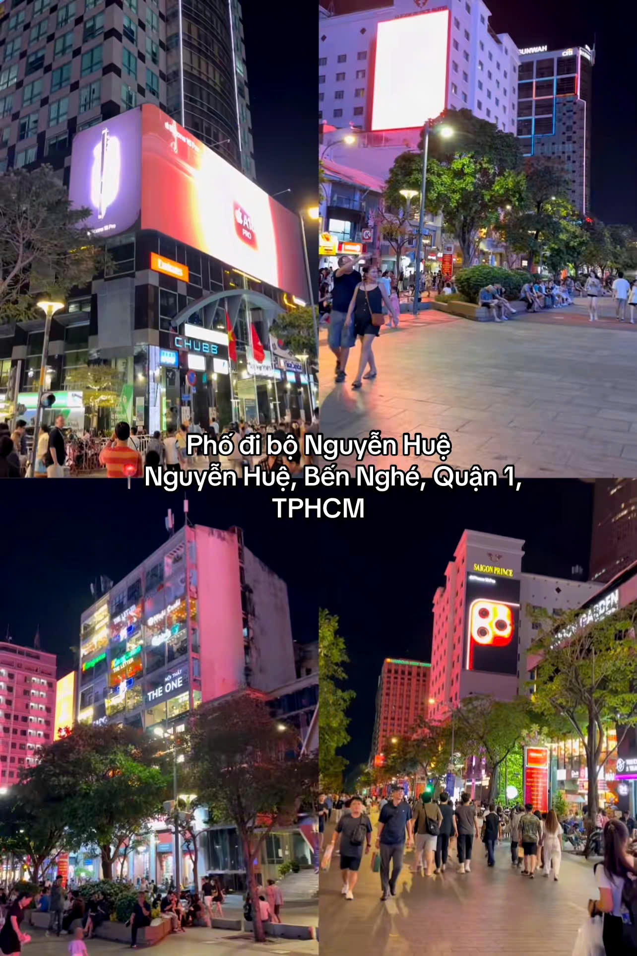 Địa điểm vui chơi, du lịch ở TPHCM - Phố đi bộ Nguyễn Huệ