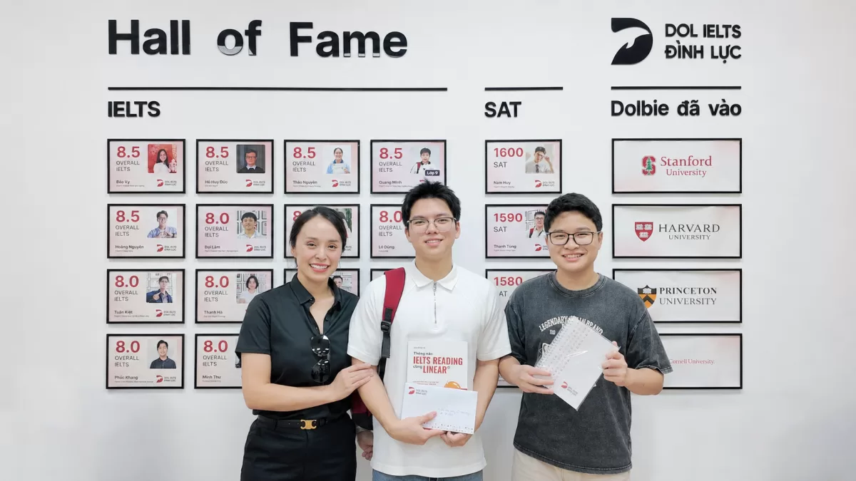 Lớp luyện thi SAT tại DOL English - IELTS Đình Lực