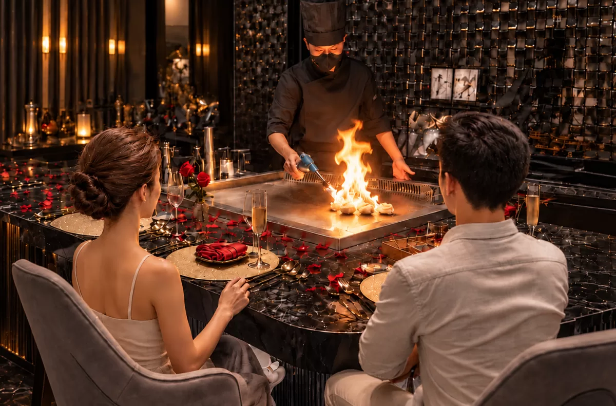 Phòng riêng dành cho hai người tại The Gu TP.HCM
